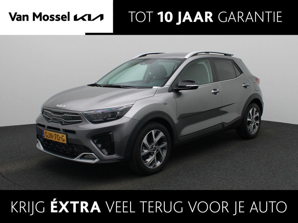 Kia Stonic 1.0 T-GDi MHEV GT-Line | LM Velgen | Navi | Camer, Auto's, Kia, 12 maanden, Euro 6, Leder en Stof, Origineel Nederlands