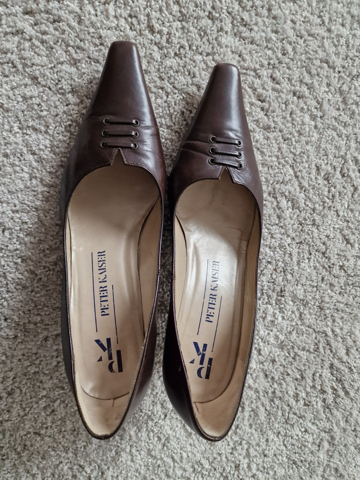 Damesschoenen Peter Kaiser mt 5.5 zgan, Peter Kaiser, Ophalen of Verzenden, Zo goed als nieuw, Bruin