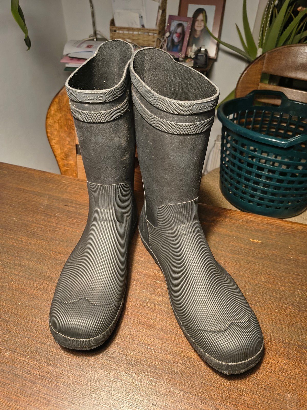 Stoere grijze Viking rubberlaarzen / regenlaarzen Mt 46, Ophalen of Verzenden, Nieuw, Regenlaarzen, Heren