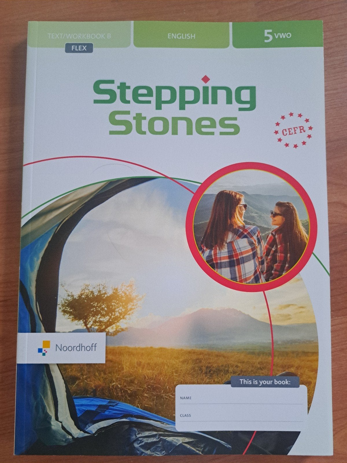 Stepping Stones Engels 5 VWO FLEX Text/Workbook B, Ophalen of Verzenden, Zo goed als nieuw, VWO, Engels