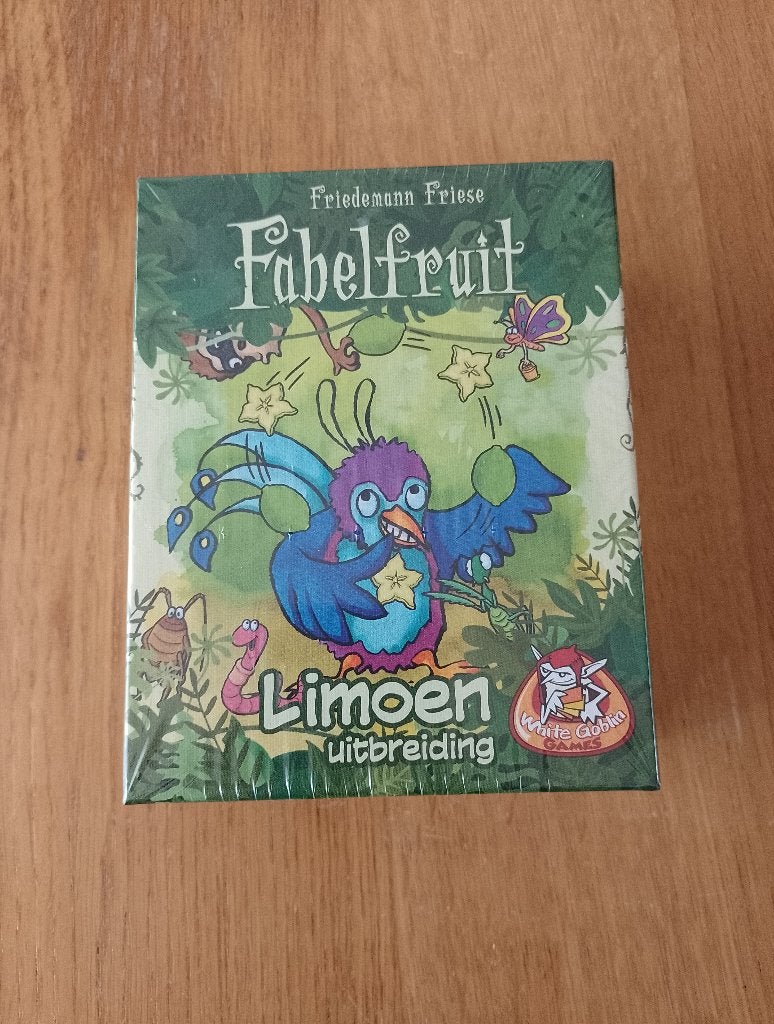 Fabelfruit limoen uitbreiding white goblin games fabel fruit, Hobby en Vrije tijd, Gezelschapsspellen | Bordspellen, Nieuw, Een of twee spelers