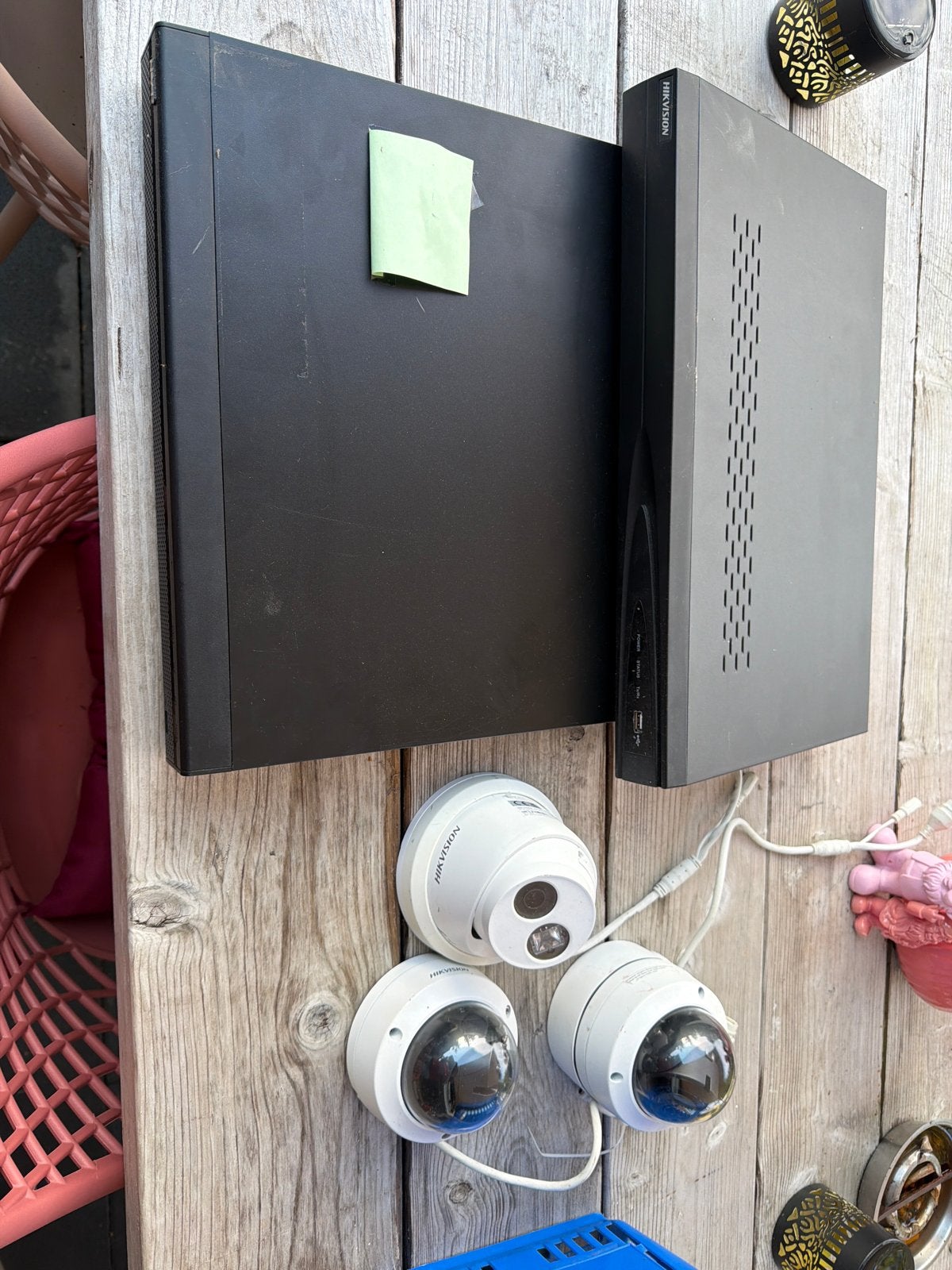Hikvision Beveiligingsset: NVR's en Camera's, Ophalen of Verzenden, Gebruikt, Buitencamera
