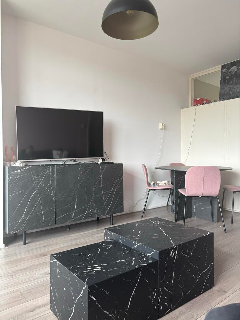 Complete woonkamerset: dressoir, eettafel, salontafel, Huis en Inrichting, Ophalen of Verzenden