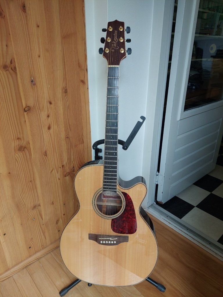 t.k. Takamine el/ak gitaar, Ophalen, Zo goed als nieuw, Western- of Steelstringgitaar, Met koffer