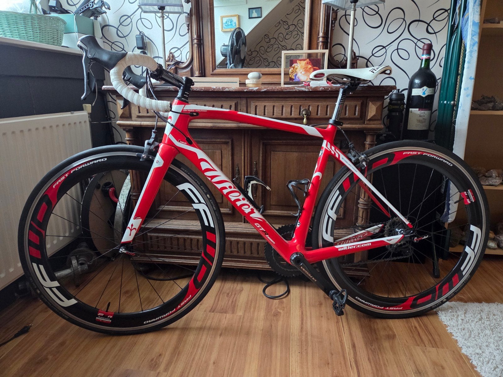 Wilier Triestina GTR team , FFWD wielset en Powermeters, 28 inch, Gebruikt, Carbon, Velgrem