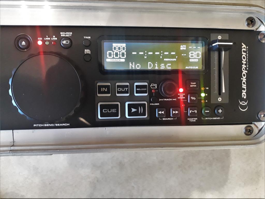 Audiophony mpu310 DJ media player mp3 cd usb playback, Ophalen, Gebruikt, Overige merken