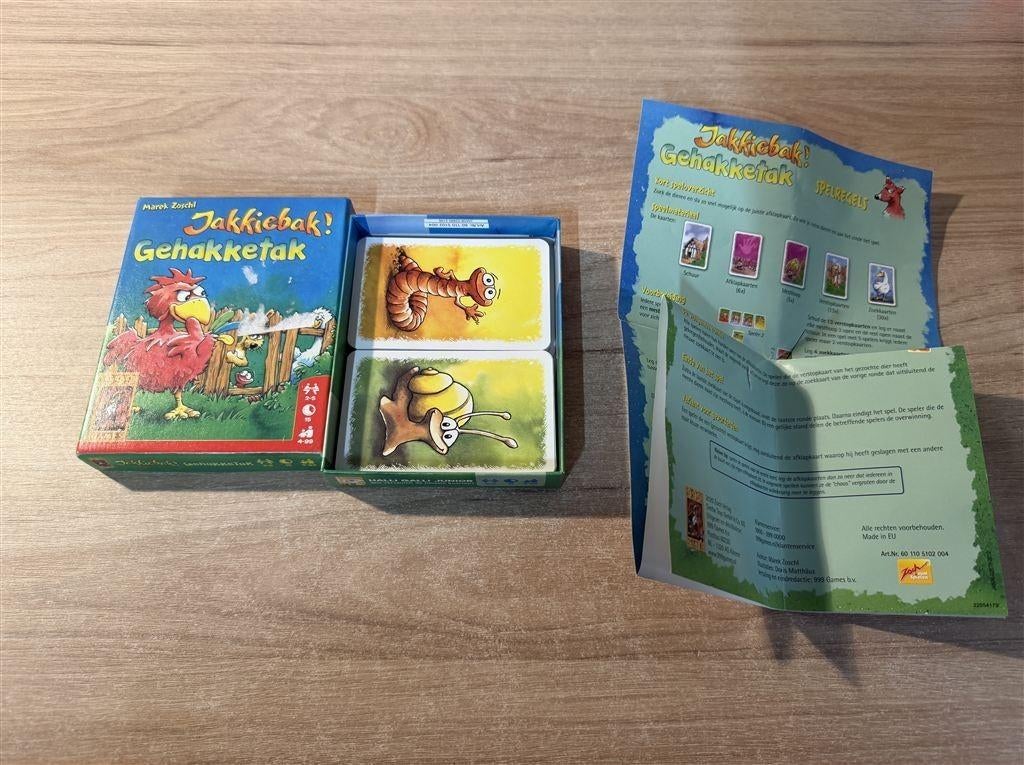 jakkiebak gehakketak - 999 games - s6440, Verzenden, Zo goed als nieuw