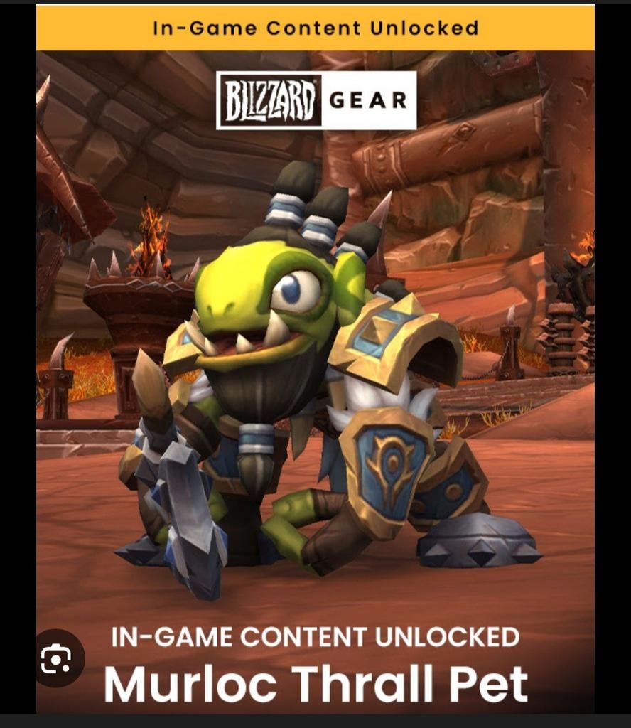 World of Warcraft Murloc Thrall Pet Gill'el, Cd's en Dvd's, Alle leeftijden, Ophalen of Verzenden, Nieuw in verpakking, Overige typen