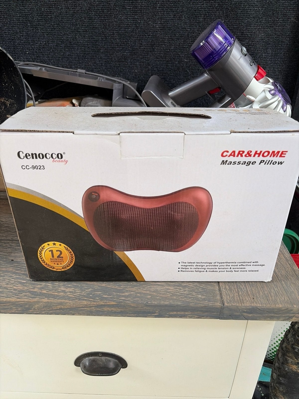 Cenocco Car & Home Massage Pillow - Ontspanning voor onderwe, Ophalen of Verzenden, Nieuw, Massagestoel of Kussen