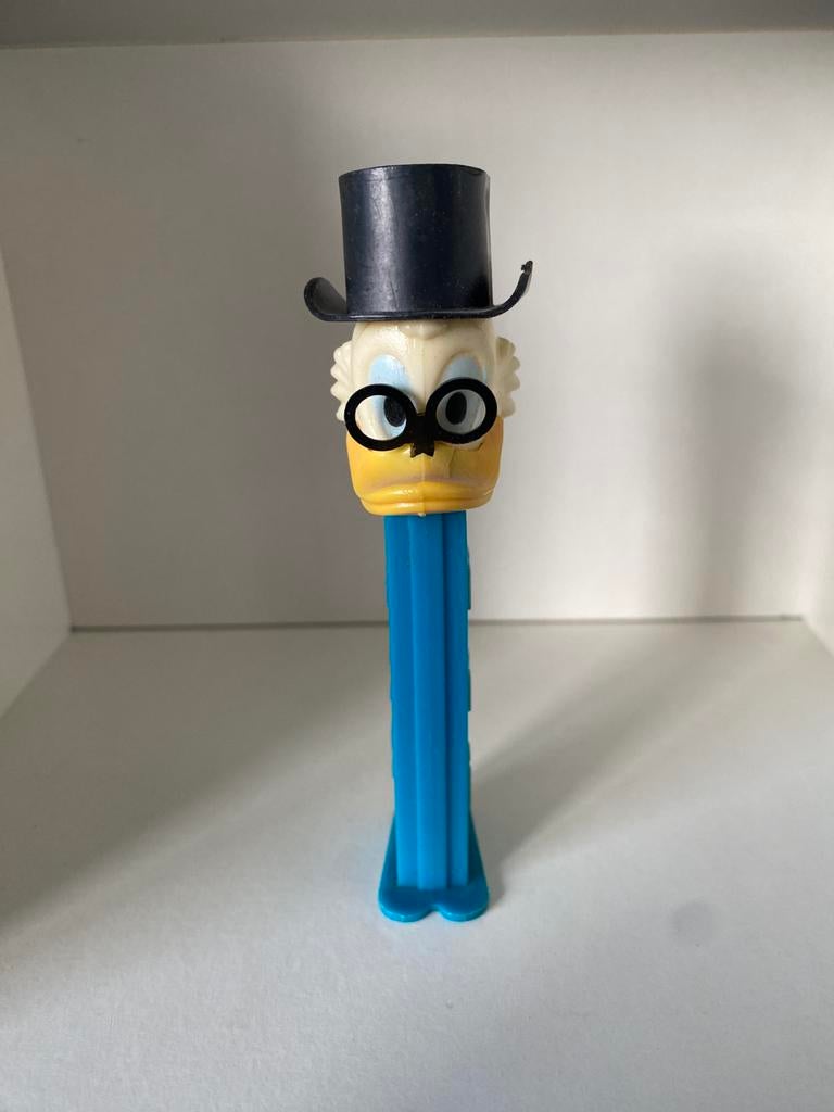 PEZ dagobert duck disney 3942683 scrooge mc duck, Ophalen of Verzenden, Donald Duck, Zo goed als nieuw, Beeldje of Figuurtje