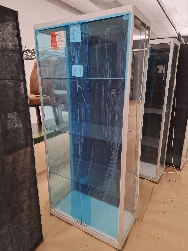 Vitrinekasten, Ophalen, 50 tot 100 cm, Glas, 150 tot 200 cm