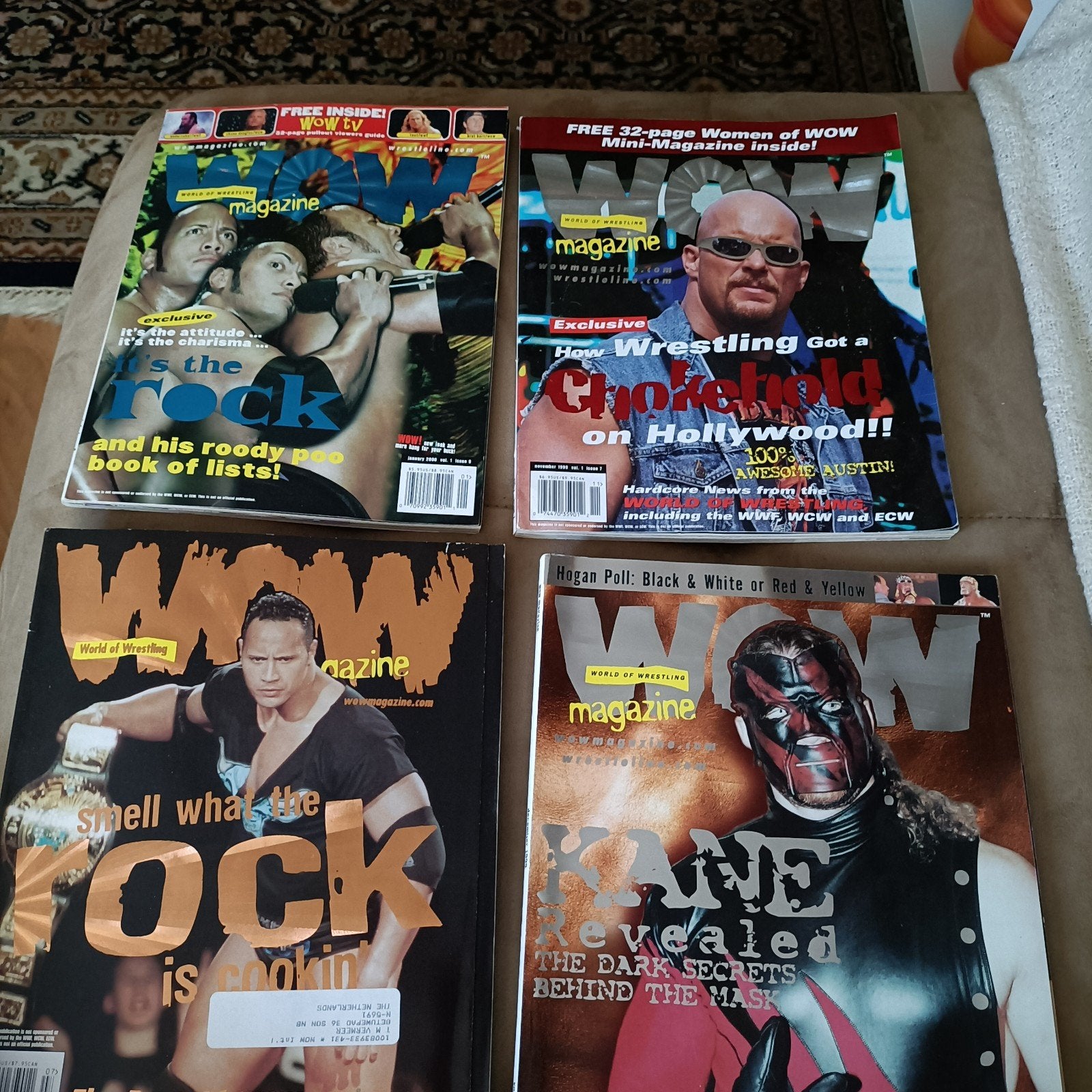 WOW Magazine: World of Wrestling (diverse nummers) compleet, Ophalen of Verzenden, Gelezen, Muziek, Film of Tv