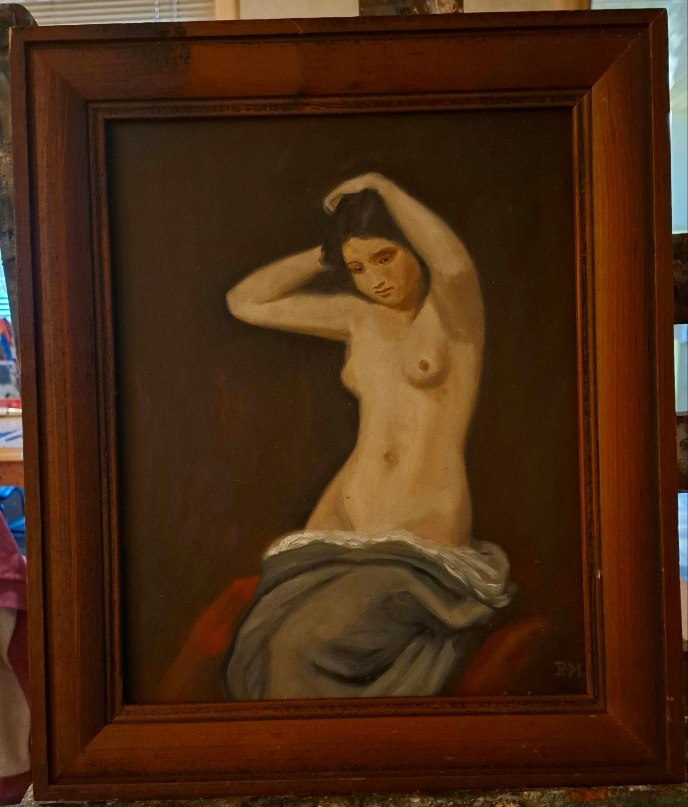 Schilderij olieverf, Ophalen of Verzenden