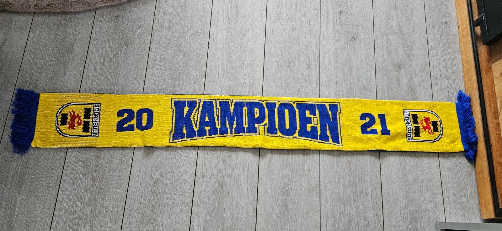 SC Cambuur Kampioen 2020-2021 sjaal, Ophalen of Verzenden, Zo goed als nieuw, Clubaccessoires