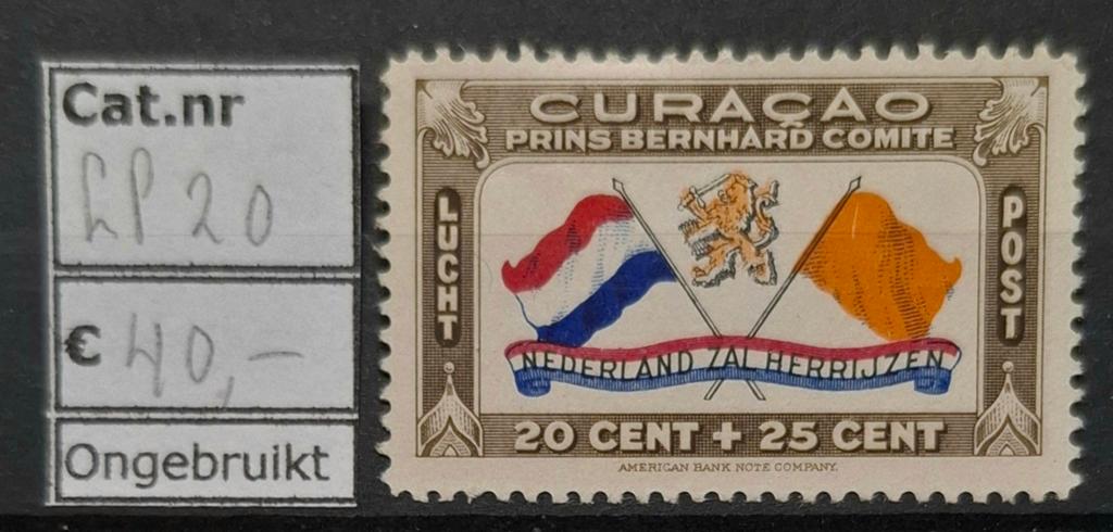 NVPH LP 20 ongebruikt, Verzenden, Postfris