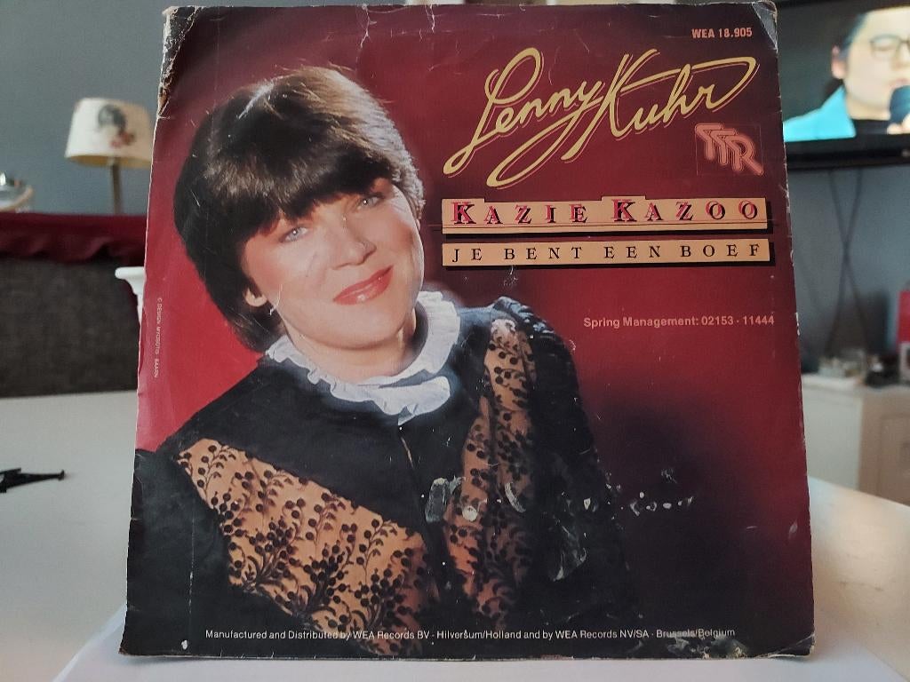 7" Single Lenny Kuhr - Kazie Kazoo / Je Bent Een Boef, Gebruikt, 7 inch, Single, Ophalen of Verzenden