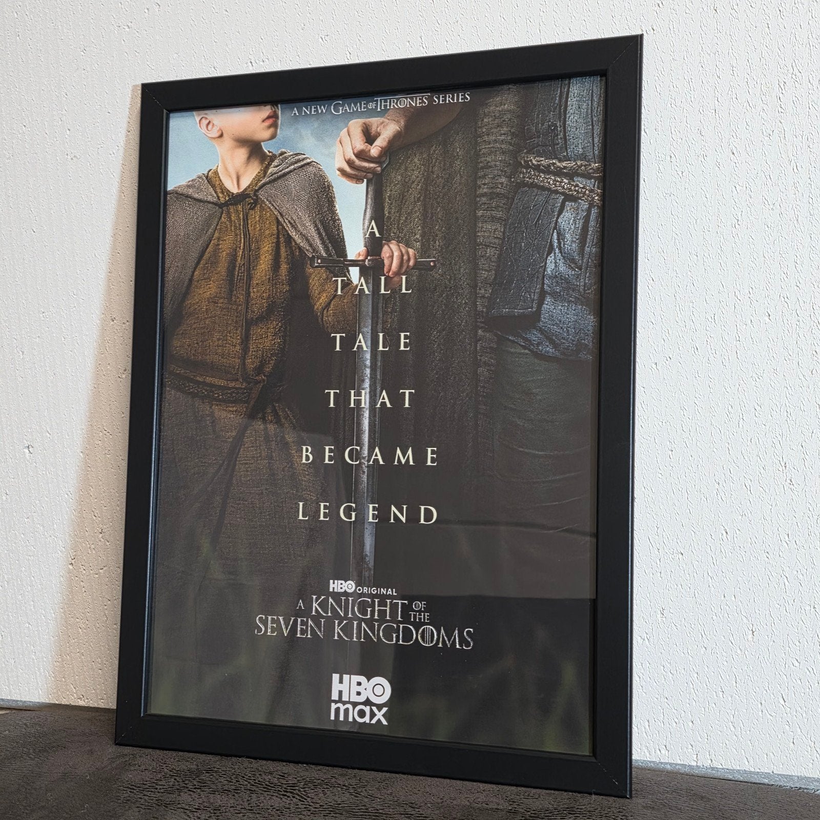 GOT A Knight Of The Seven Kingdoms Ingelijste Poster 30x40cm, Rechthoekig Staand, Met lijst, Nieuw, Ophalen of Verzenden