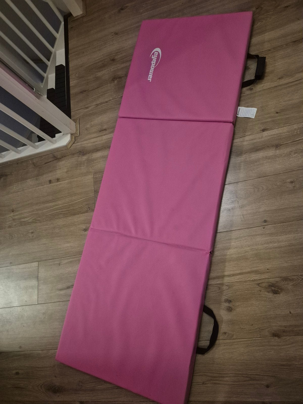 Roze turnmat voor kinderen - opvouwbaar en draagbaar, Ophalen, Gebruikt, Roze, Materiaal