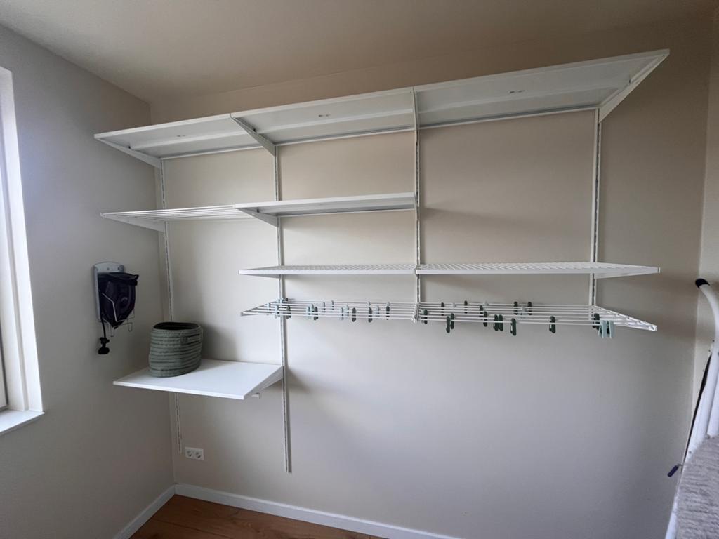 Ikea boaxel planken wandsysteem was/opberg, Ophalen, Gebruikt