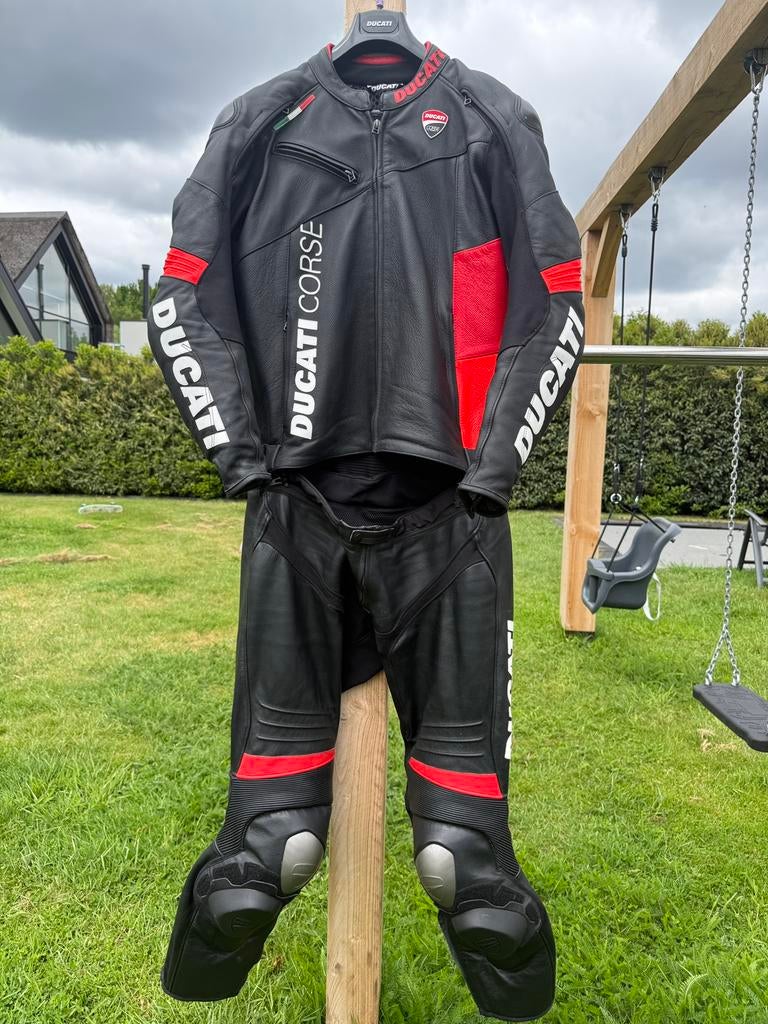 Ducati Dainese 2 delig motorpak maat 56., Ophalen, Tweedehands, Combipak