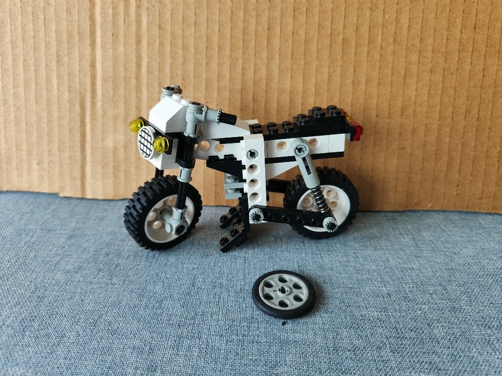 Lego 8810 Cafe Racer, Gebruikt, Lego, Inclusief instructies, Ophalen of Verzenden