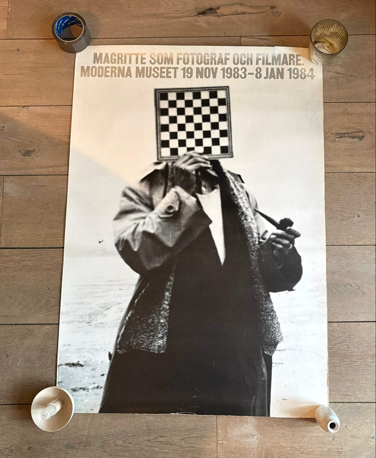 Magritte als fotograaf en filmmaker vintage poster, Ophalen, A1 t/m A3, Overige onderwerpen, Rechthoekig Staand