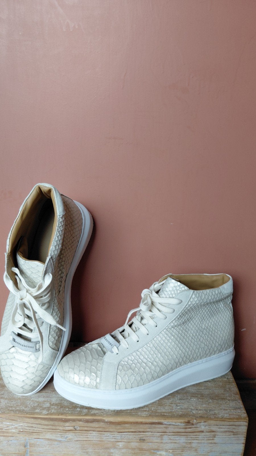 heren sneakers met slangenprint - Zo goed als nieuw, Ophalen of Verzenden, Nieuw