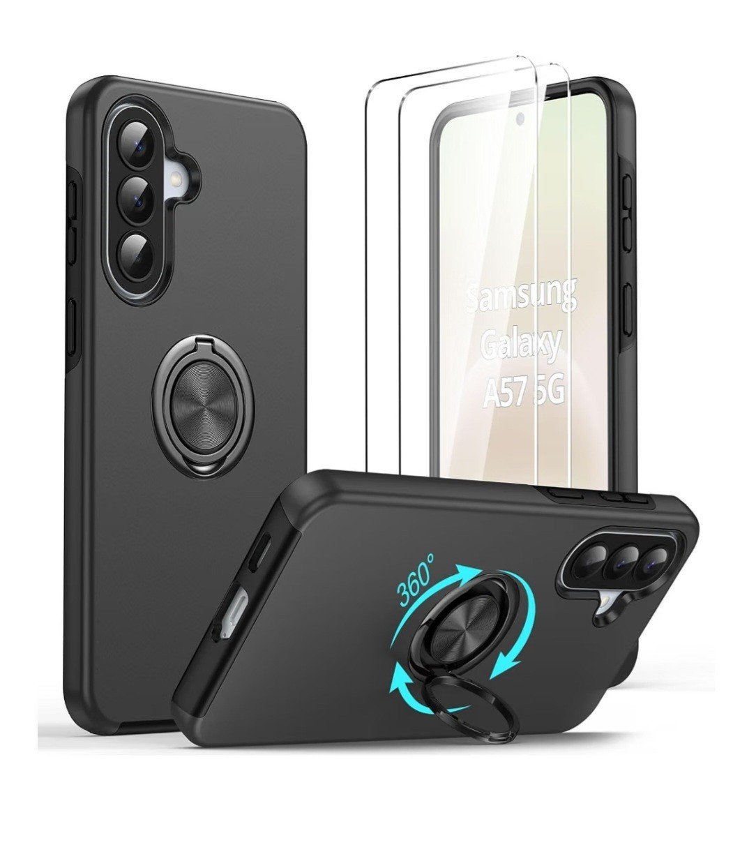 Hoesje voor Samsung A57 zwart 5G, Ophalen of Verzenden, Nieuw, Frontje of Cover