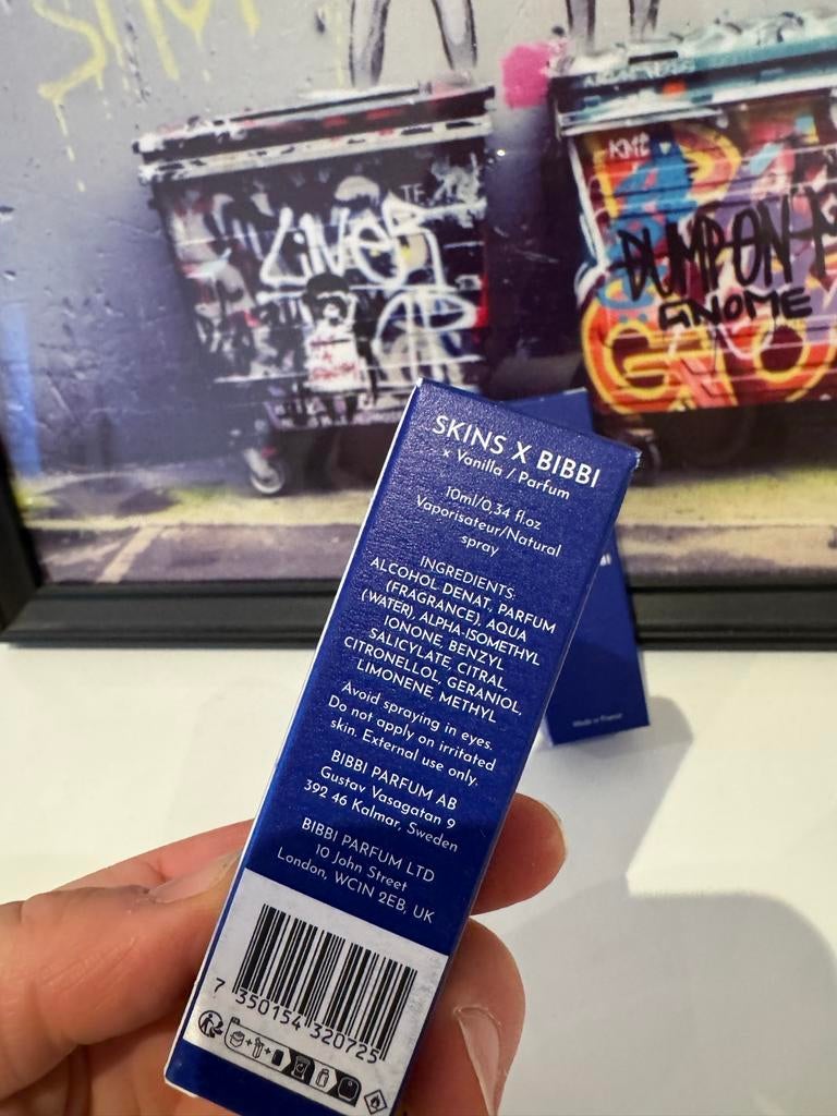 Skins x Bibbi x Vanilla Parfum - 2x 10ml, Ophalen of Verzenden, Nieuw