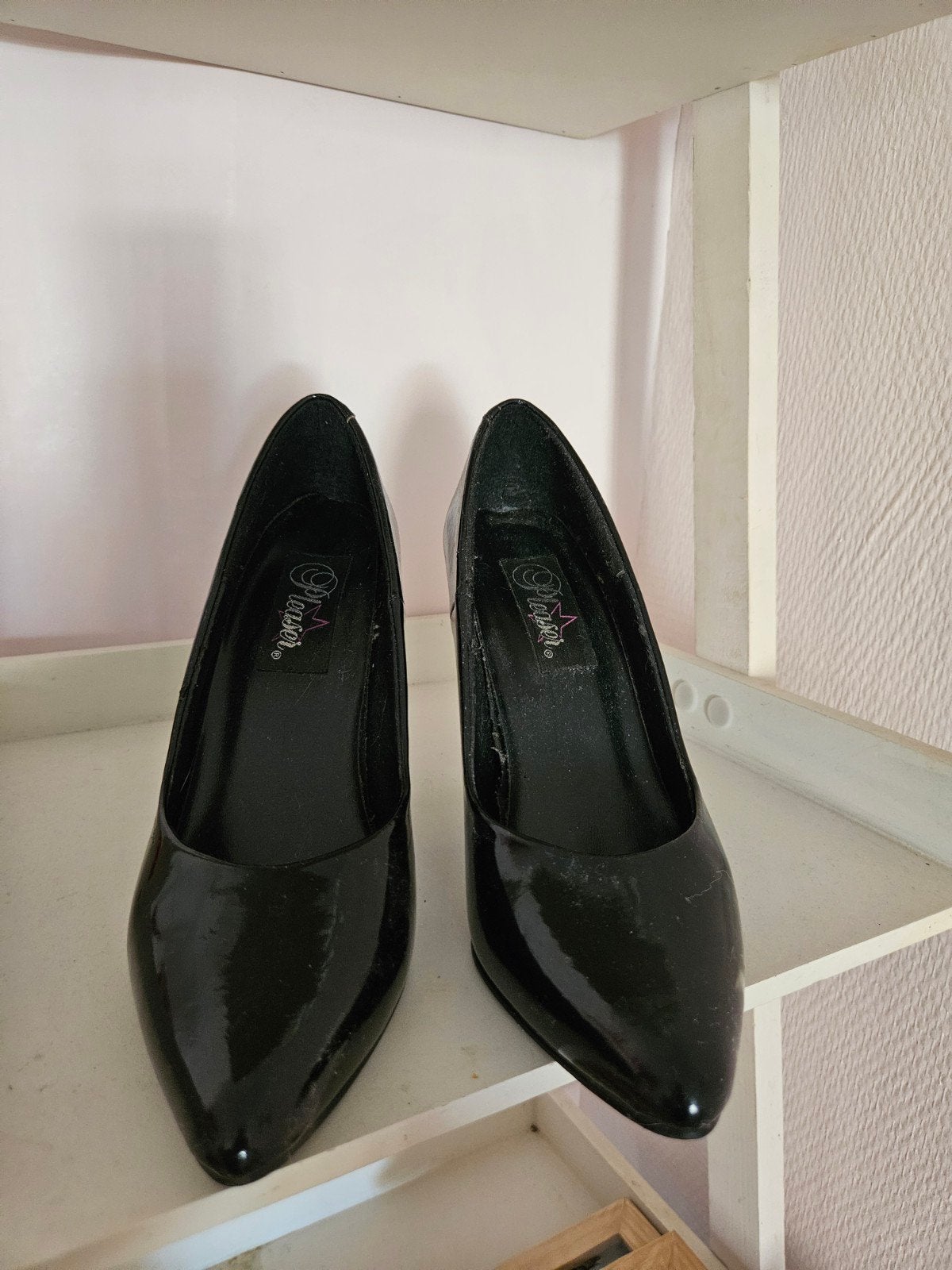 Zwarte Pleaser Pumps - Maat 39, Pumps, Zwart, Pleaser, Ophalen of Verzenden
