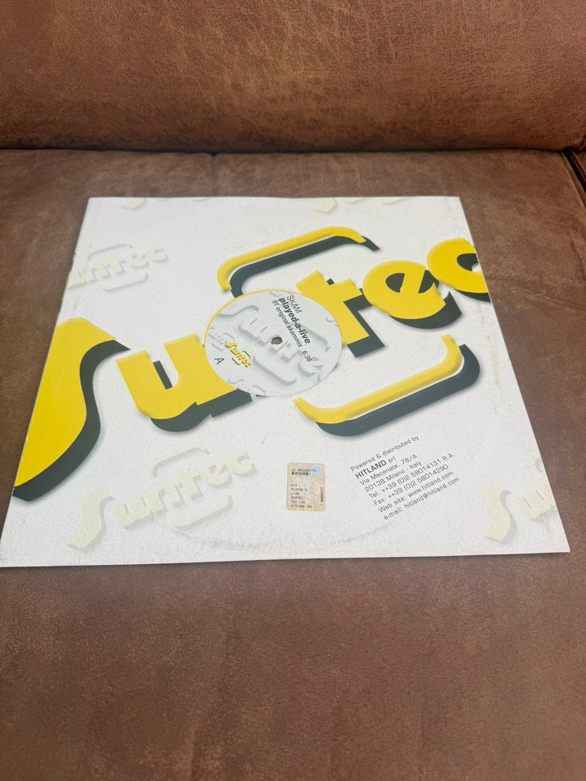 Skam Played-A-Live SunTec SNT 121 hardstyle vinyl, Ophalen of Verzenden, Gebruikt, 12 inch