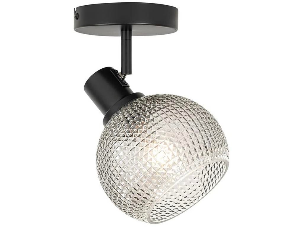 QAZQA Chico twee stuks - Moderne Opbouwspot met Glas, Ophalen of Verzenden, Zo goed als nieuw, Glas