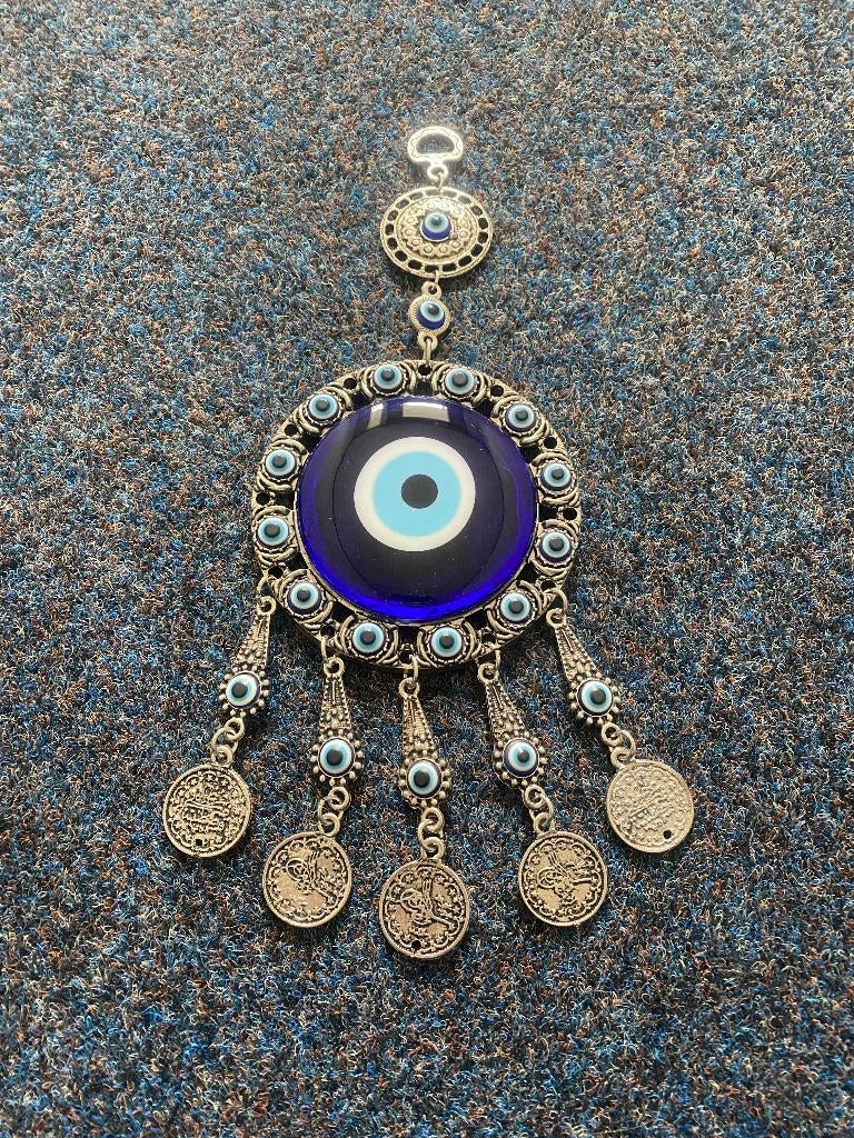 Amulet "boze oog" NIEUW, Huis en Inrichting, Metaal, Meerkleurig, Ophalen of Verzenden, Overige stijlen