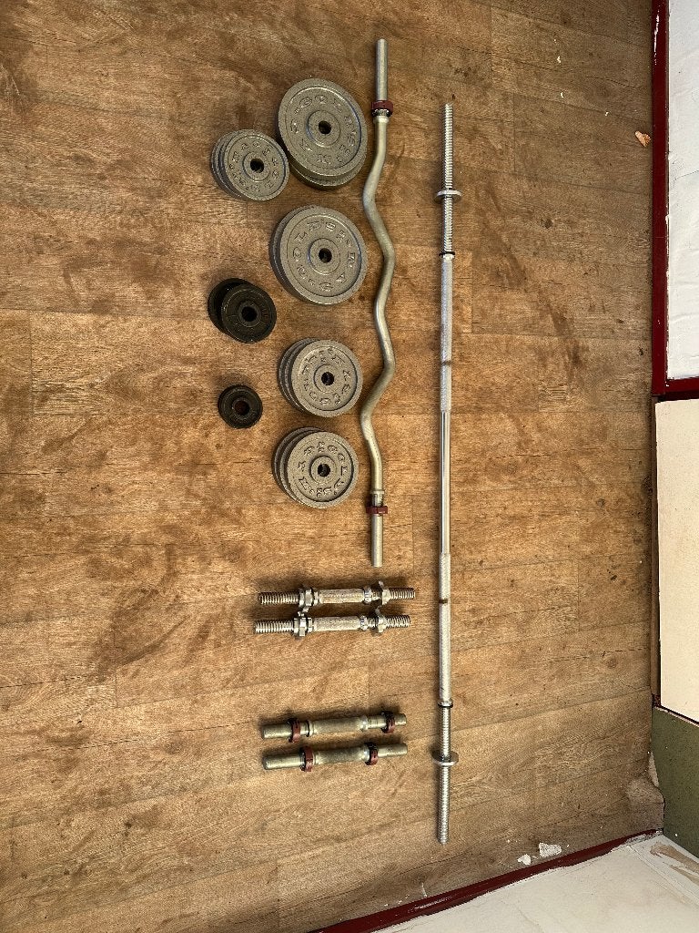 Dumbells en gewichten, Sport en Fitness, Ophalen, Zo goed als nieuw, Armen, Dumbbell