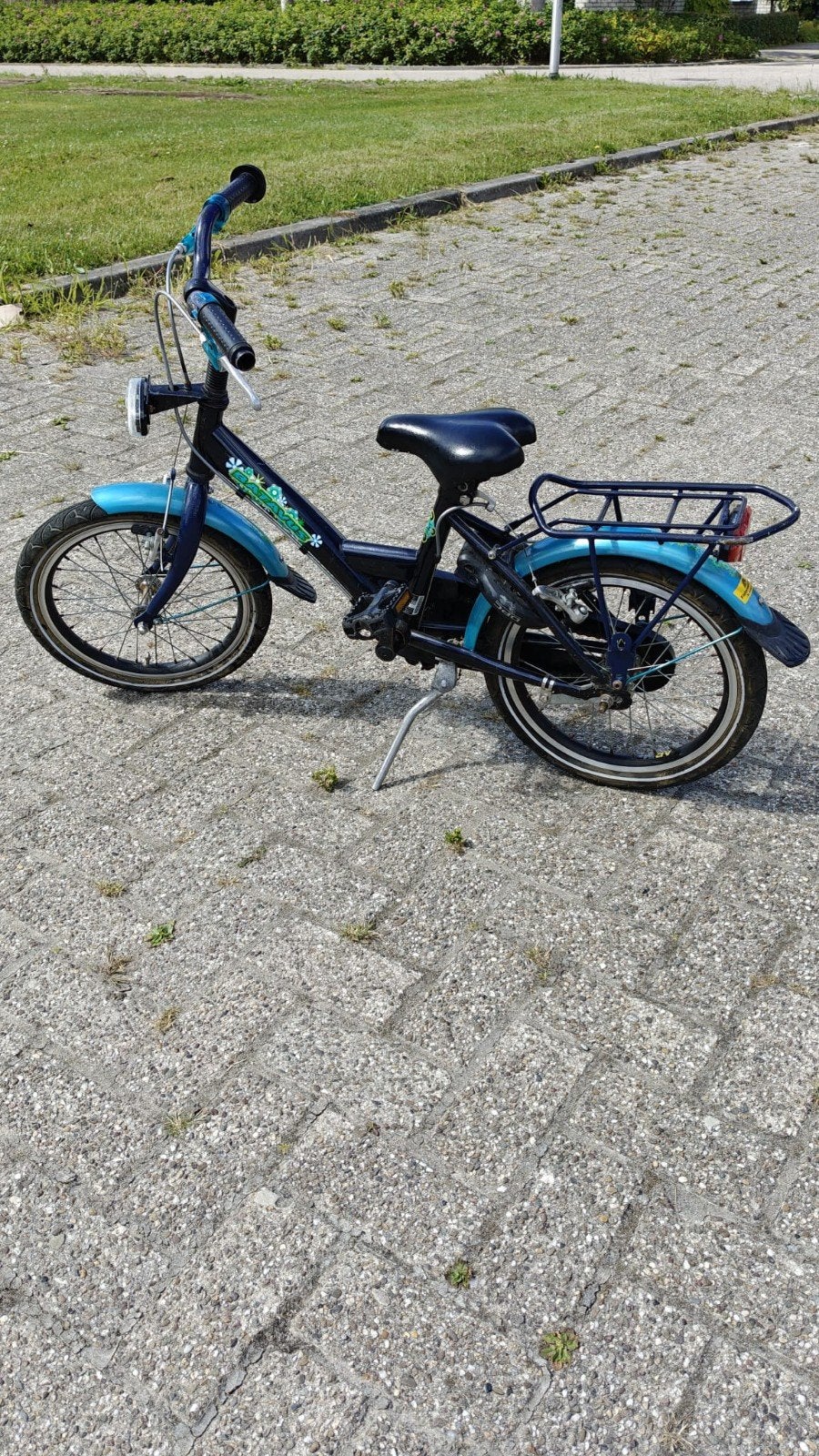 Kinderfiets 16 inch, Ophalen, Gebruikt, Terugtraprem, 16 tot 20 inch