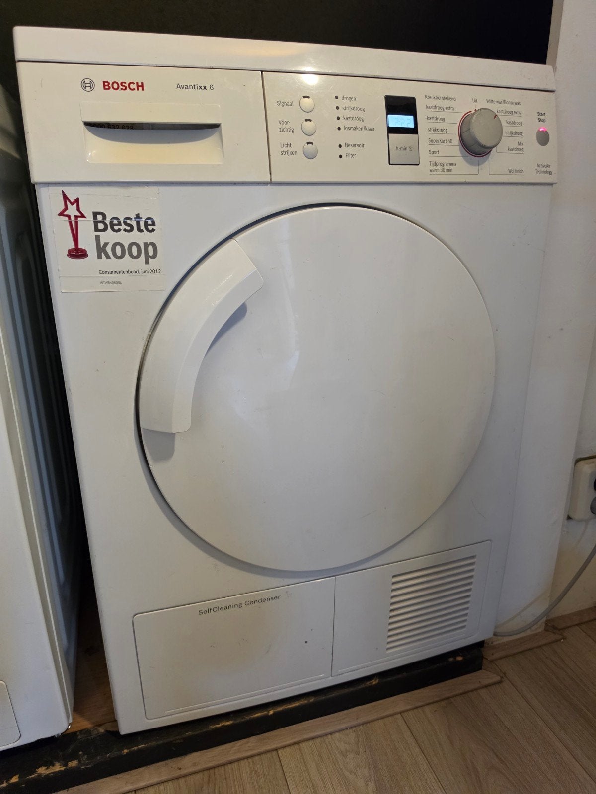 Bosch Condensdroger, Ophalen