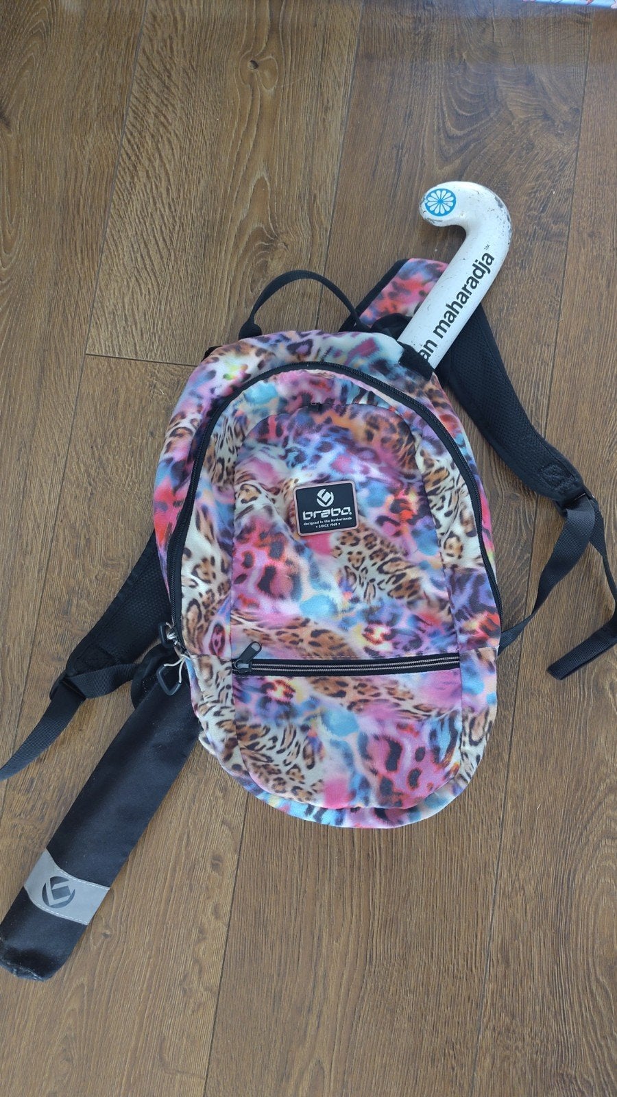 Hockeytas Brabo jaguar print, Sport en Fitness, Hockey, Ophalen of Verzenden, Gebruikt, Tas