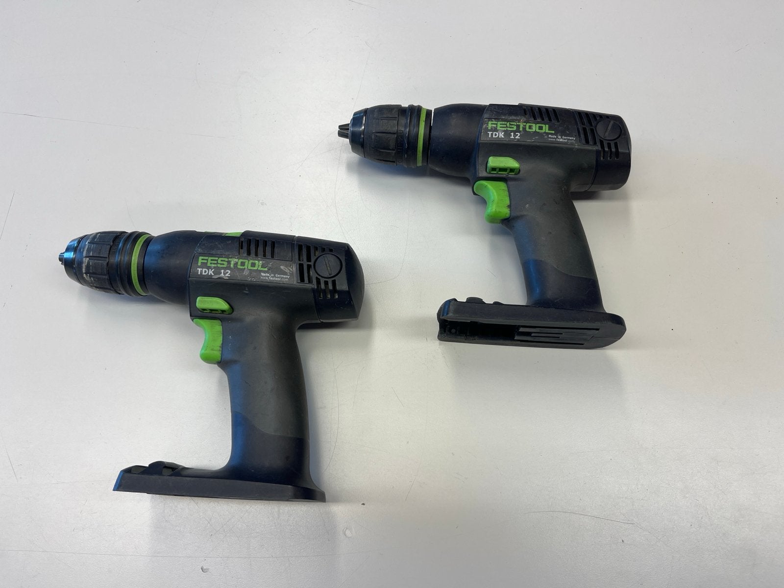 Festool TDK 12 Accuboormachines (2 stuks), Gebruikt, Variabele snelheid, Ophalen of Verzenden, Boor- en Schroefmachine