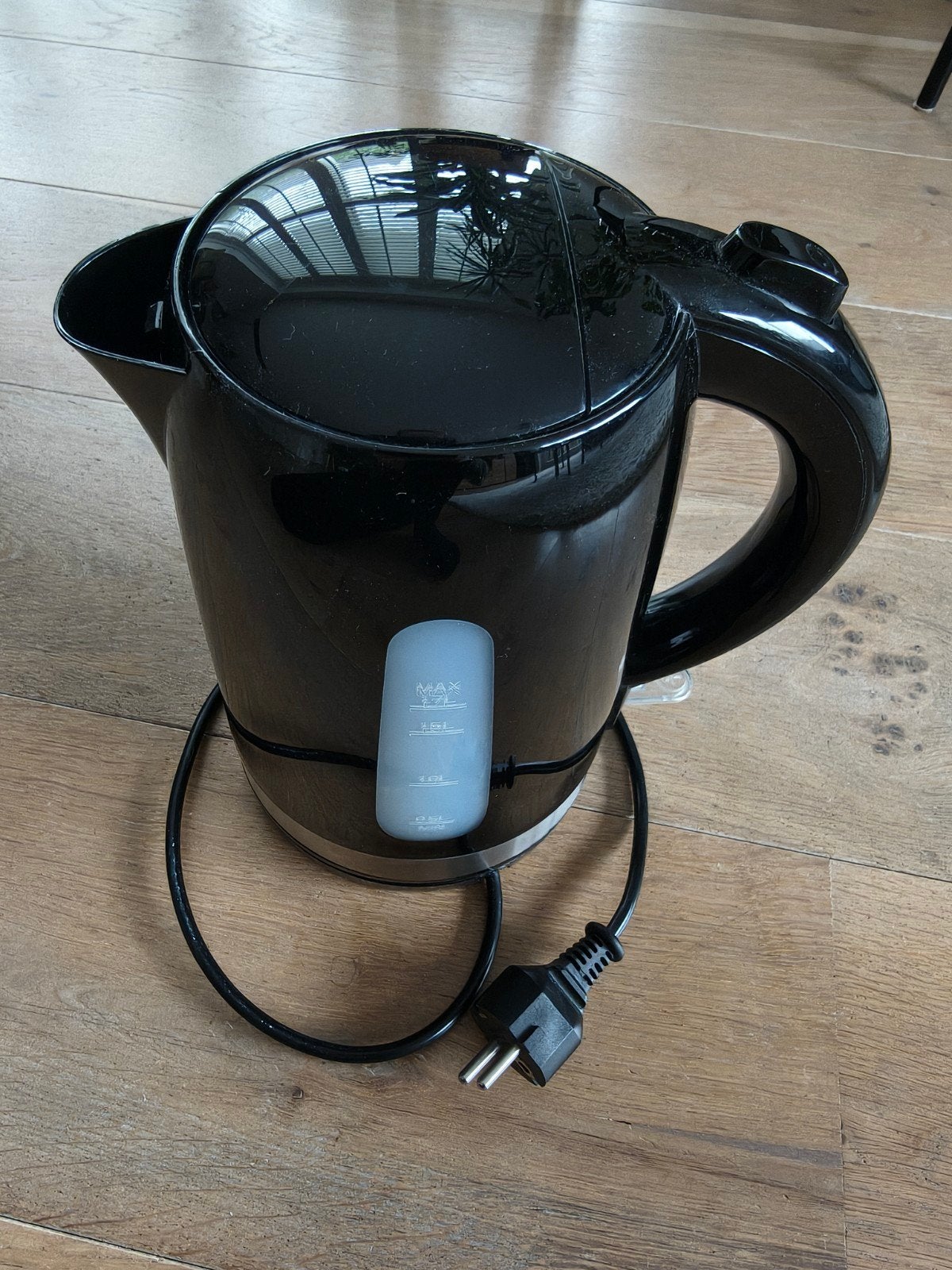 Hema waterkoker - Zwart - 1.7L, Witgoed en Apparatuur, 1 tot 2 liter, Ophalen of Verzenden, Gebruikt