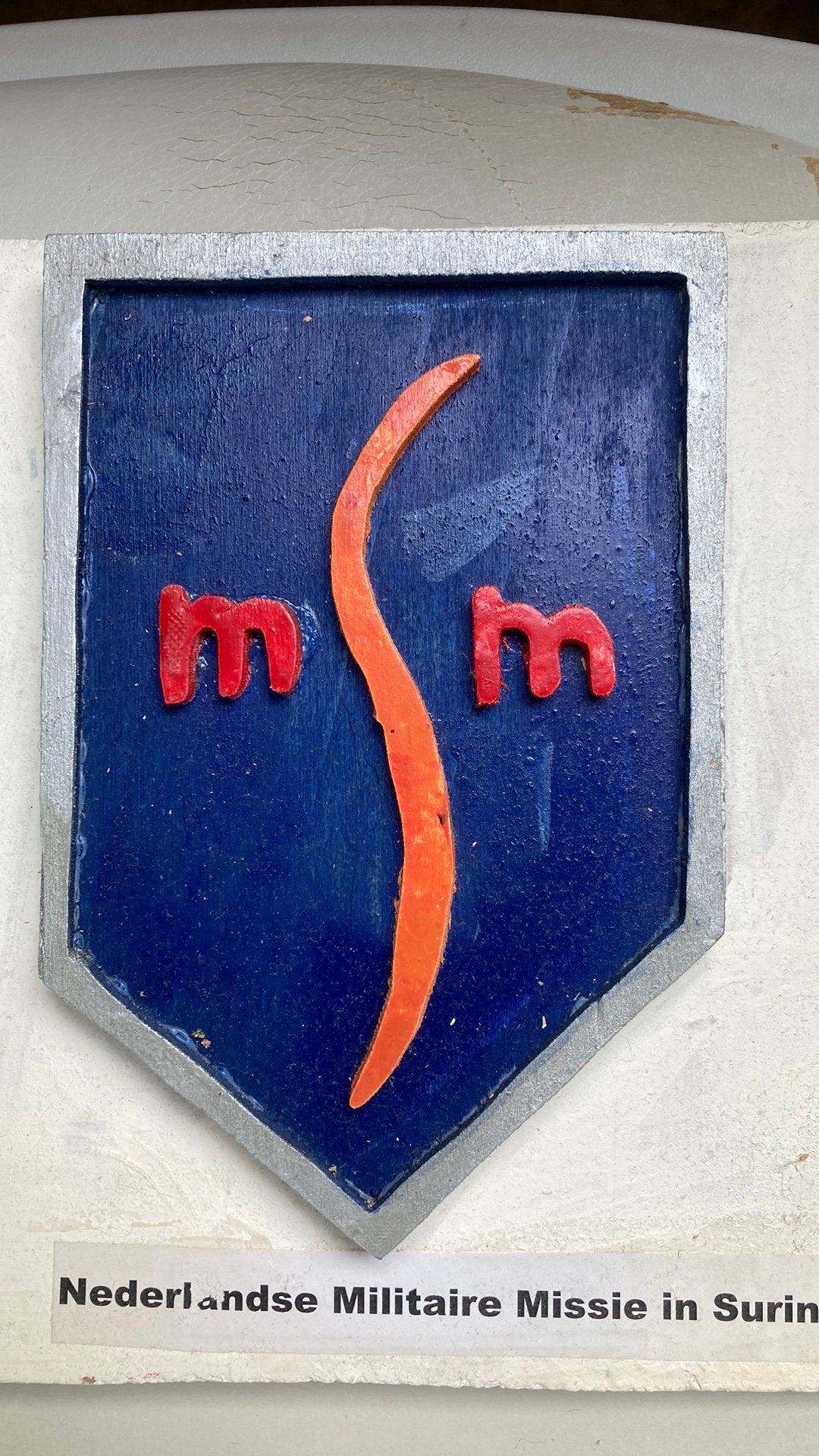 Nederlandse Militaire Missie in Suriname, Ophalen of Verzenden, Landmacht, Nederland, Embleem of Badge
