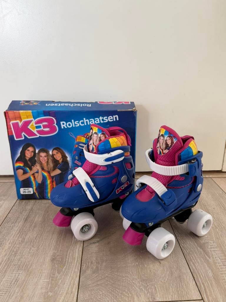 K3 Rolschaatsen 26/29, Kinderen en Baby's, Speelgoed | Buiten | Rolschaatsen, Ophalen, Zo goed als nieuw