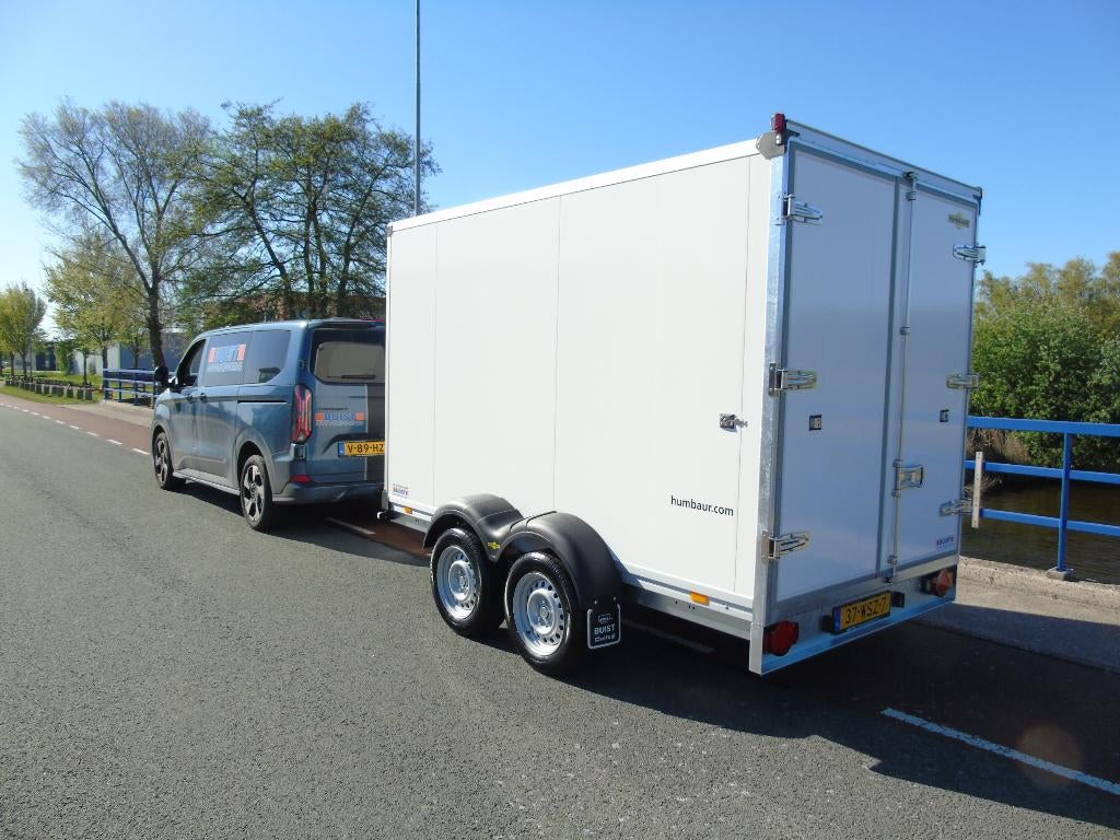 Humbaur HK253218-20PF30 tandemas gesloten Buist voorraad, Ophalen of Verzenden, Nieuw
