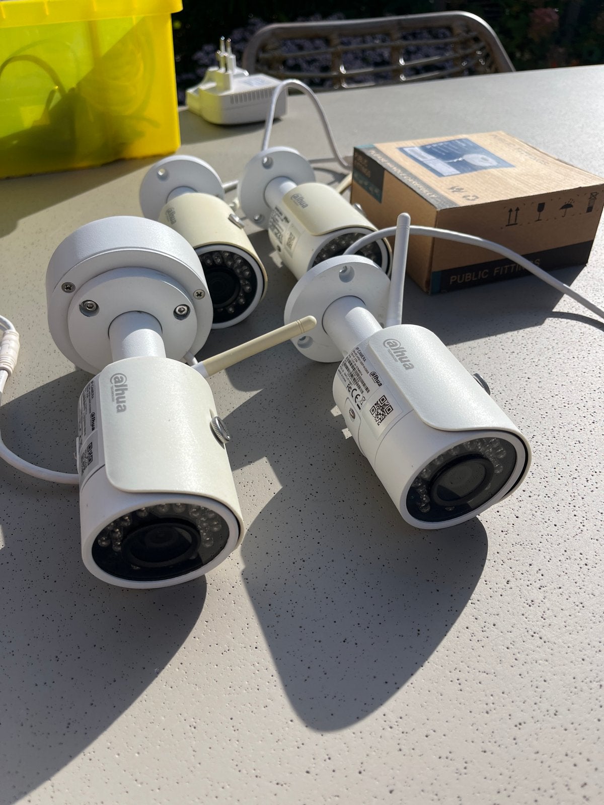 Dahua Ip camera’s 4x, Ophalen, Gebruikt, Buitencamera