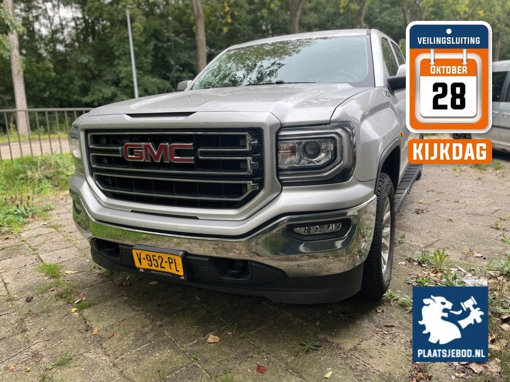 FAILLISSEMENTSVEILING GMC Sierra Pickup etc, Bruin, 360 pk, Origineel Nederlands, 2558 kg