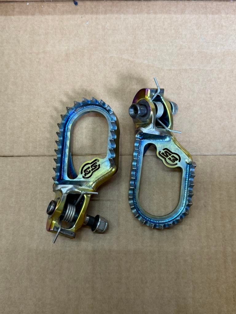 TM moto titanium voetsteunen S3 2022 - heden, Motoren, Ophalen of Verzenden