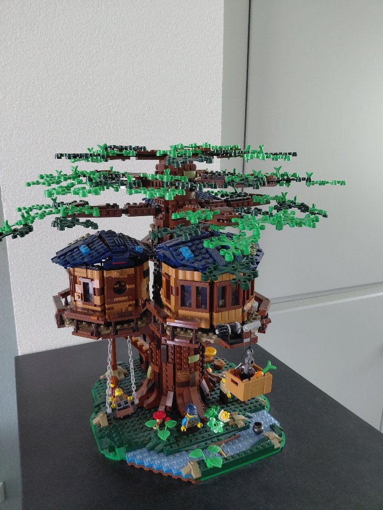 Lego boomhut, Ophalen, Lego, Inclusief doos, Complete set