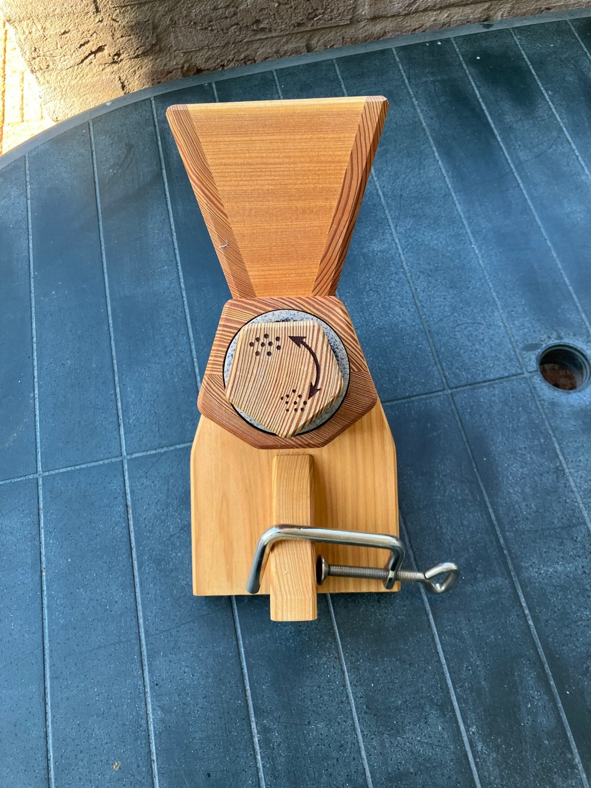 Kornkraft Farina Graanmolen - Handmatig, Hout, Overige typen, Hout, Ophalen of Verzenden, Zo goed als nieuw