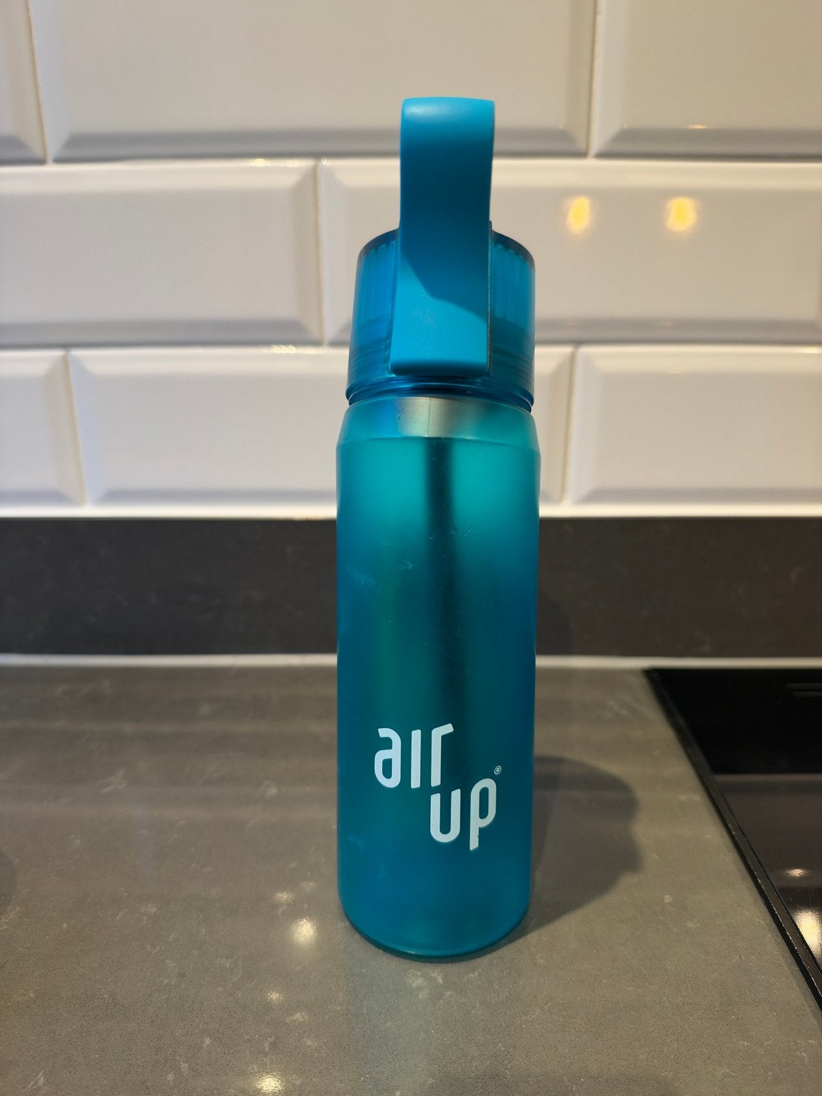 Air up drinkfles 650 ml - Blauw, Sport en Fitness, Ophalen of Verzenden, Gebruikt