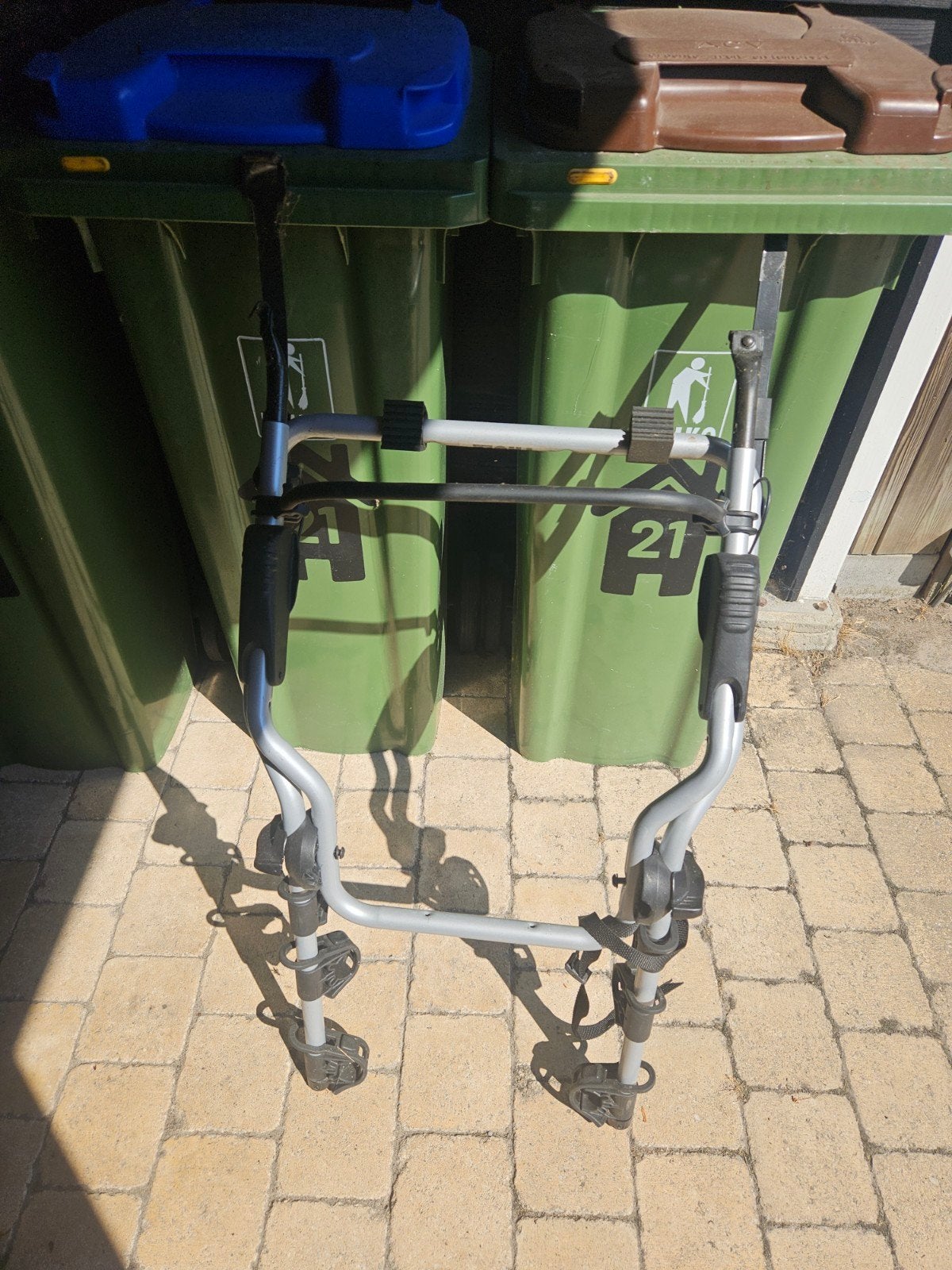 Gebruikte Achterklepdrager voor 2 fietsen, Auto diversen, Fietsendragers, Ophalen of Verzenden, 2 fietsen, Gebruikt, Achterklepdrager