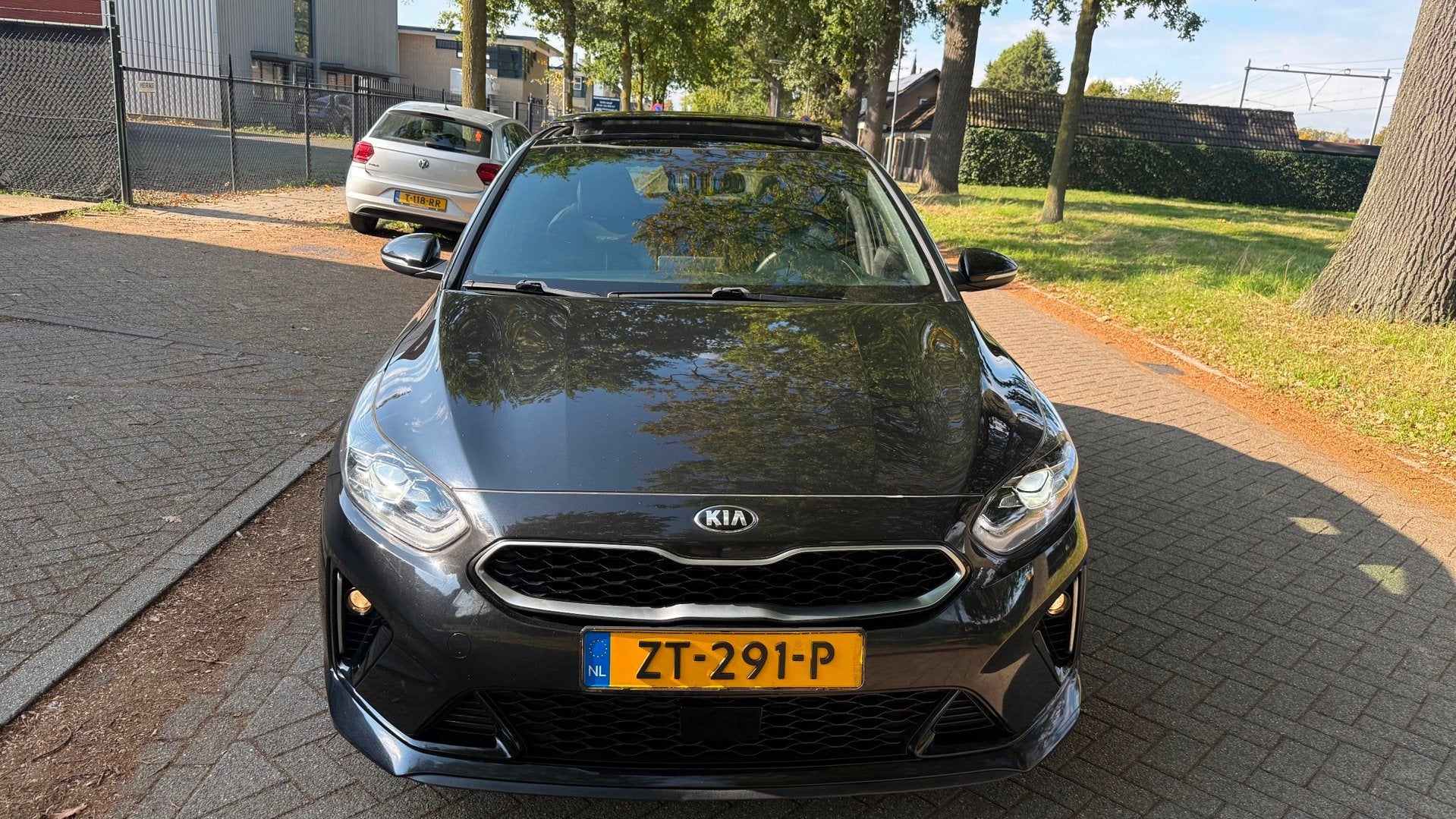 Kia Ceed 1.0 T-GDi GT-Line 2019 PANORAMADAK NETTE AUTO, Auto's, Voorwielaandrijving, Gebruikt, Euro 6, Zwart
